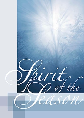 Spirit Of The Season Holiday Greeting Cards, With A7 Envelopes, 7 x 5, 25 Cards per Set