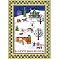 Happy Holidays Christmas Greeting Cards, With A7 Envelopes, 7" x 5", 25 Cards per Se