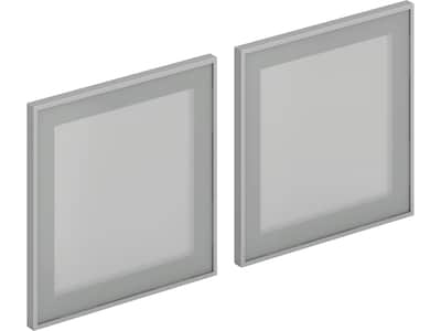 HON Mod 16 Glass Door, Frosted Glass, 3/Set (HLPLDR48GS)
