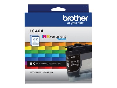 Brother LC404 Black Standard Yield Ink Cartridge (LC404BKS)
