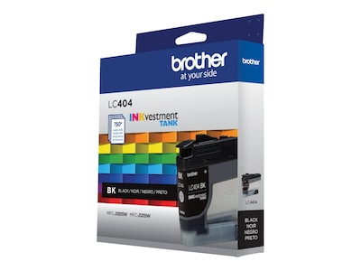 Brother LC404 Black Standard Yield Ink Cartridge (LC404BKS)