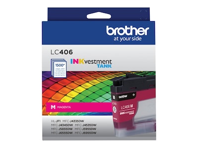 Brother LC406 Magenta Standard Yield Ink Cartridge (LC406MS)