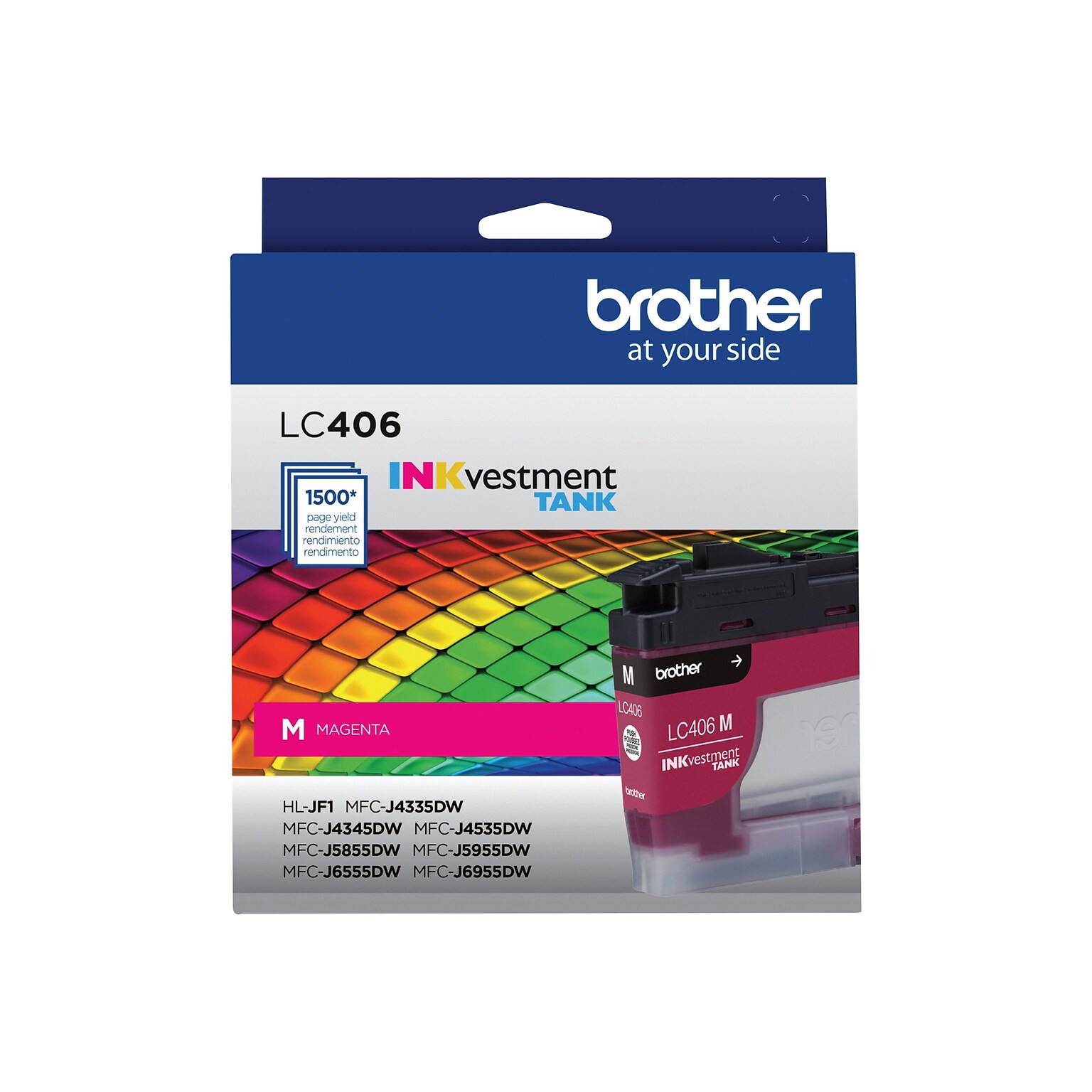 Brother LC406 Magenta Standard Yield Ink Cartridge (LC406MS)