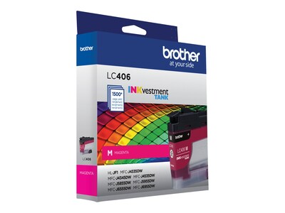 Brother LC406 Magenta Standard Yield Ink Cartridge (LC406MS)