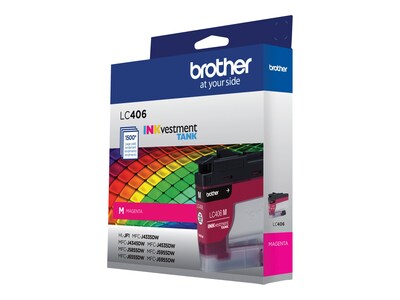 Brother LC406 Magenta Standard Yield Ink Cartridge (LC406MS)