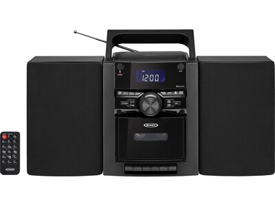 Jensen CD-785 Bluetooth Cassette/MP3/CD/Radio Player, Black (CD-785)