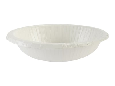 Dixie Basic Individually Wrapped Paper Bowls, 12 oz., White, 500 Plates/Case (DBP09WR1)