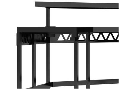 Whalen Leet LevelUp 53" Corner Desk, Onyx (SPLS-LTCGD)