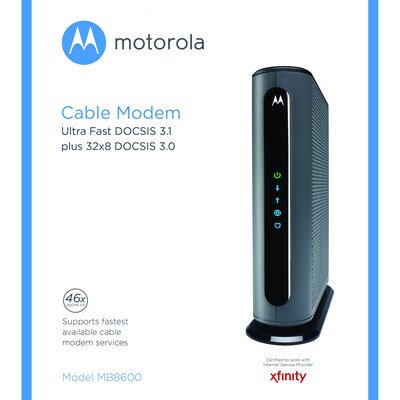 Motorola mb8600 MB8600-10 DOCSIS 3.1 Ultra Fast Cable Modem