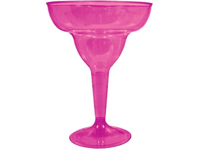 Amscan Margarita Party Glasses, Kiwi/Magenta/Red/Teal, 20/Set (357891)