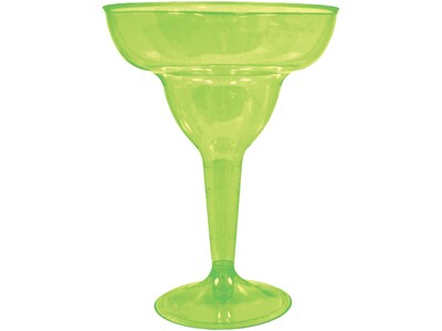 Amscan Margarita Party Glasses, Kiwi/Magenta/Red/Teal, 20/Set (357891)