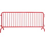 Queue Solutions CrowdMaster 100 Steel Crowd Control Barricade, Red (BAR8-BF-RD)