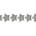 Star Banner Metallic Ribbon 1-1/2X10yd-Silver