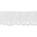 2 Tier Lace 2X12yd-White