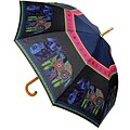 Laurel Burch Stick Umbrella 42 Canopy Auto Open-Dogs & Doggies