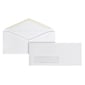 Quill Brand Gummed #10 Window Envelope, 4-1/8" x 9-1/2", White, 500/Box (69711 / 70719)