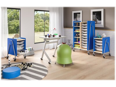 Safco 28" Learn Nesting Desk, Pebble Gray (1227GR)