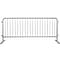 Queue Solutions CrowdMaster 98.4 Steel Crowd Control Barricade, Galvanized (BAR8-FF-GD)