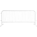 Queue Solutions CrowdMaster 98.4 Steel Crowd Control Barricade, White (BAR-FF-WH)