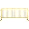 Queue Solutions CrowdMaster 98.4 Steel Crowd Control Barricade, Yellow (BAR-FF-YW)