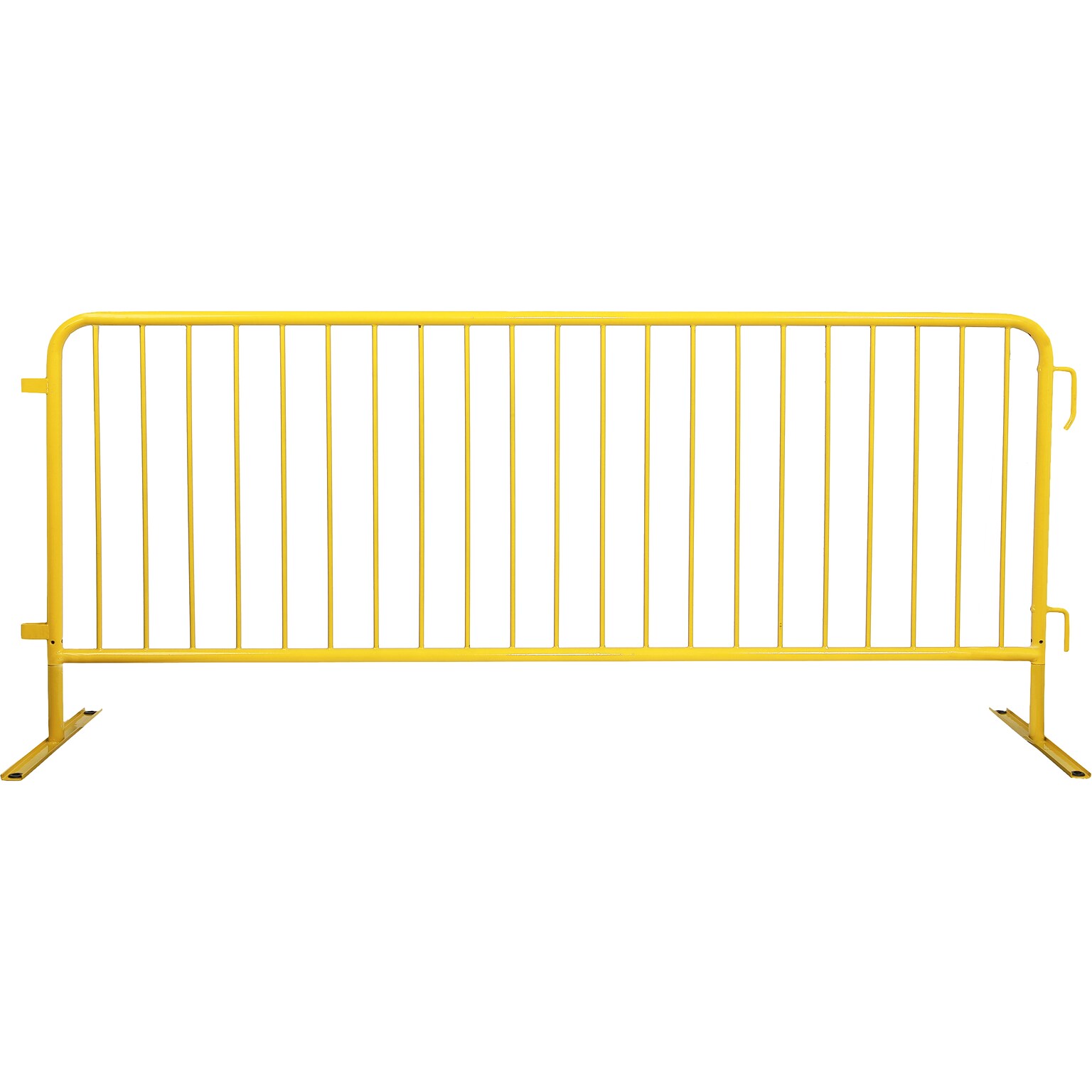 Queue Solutions CrowdMaster 98.4 Steel Crowd Control Barricade, Yellow (BAR-FF-YW)