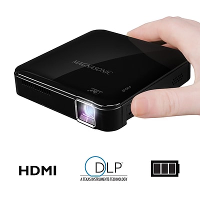 Magnasonic Mini Portable Pico Video Projector (Handheld) (PP71) DLP, Black