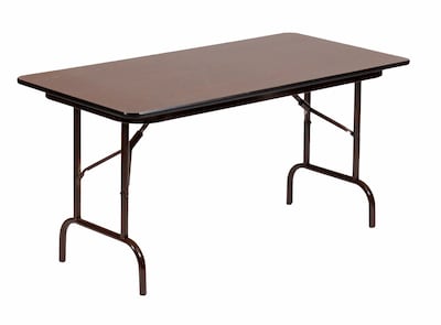Correll Commercial Duty Folding Table in Walnut (CF2448PXA-01)