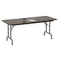 Correll Commercial Duty Folding Table in Walnut (CF3060PXA-01)