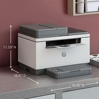 All-in-One Black/White Wireless MFP HP Laser M234sdw LaserJet (6GX01F#BGJ) Printer Printing