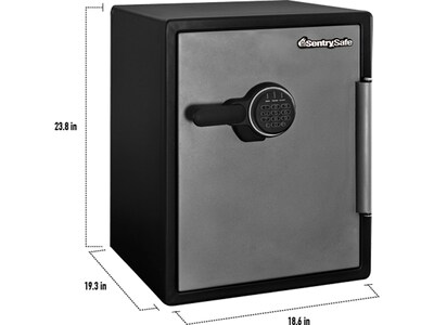 SentrySafe Steel Fire/Waterproof Safe with Keypad Lock, 2 Cu. Ft. (SFW205FWC)