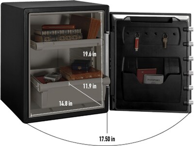 SentrySafe Steel Fire/Waterproof Safe with Keypad Lock, 2 Cu. Ft. (SFW205FWC)