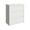 Hirsh HL10000 Series 3-Drawer Lateral File Cabinet, Locking, Letter/Legal, White, 36 (23701)