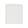 Hirsh HL10000 Series 3-Drawer Lateral File Cabinet, Locking, Letter/Legal, White, 36 (23701)