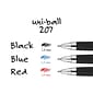 uniball 207 Retractable Gel Pens, Bold Point, 1.0mm, Black Ink, 12/Pack (1790895)