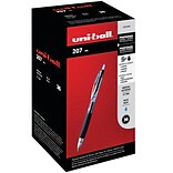 uni-ball Signo Gel 207 Roller Ball Retractable Pens, 0.7 mm, Blue Ink, 36/Pack (1921064)