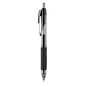 uni-ball 207 Needle Signo Retractable Gel Pens, Medium Point, Black Ink, Dozen (1736097)