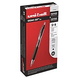 uni-ball 207 RT Retractable Gel Pens, Bold Point, Black Ink, 12/Pack (1790895)