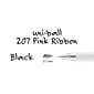 uni-ball Signo 207 Retractable Gel Pen, 0.7 mm Medium, Black, 2/Pack
