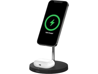 Belkin BOOST CHARGE PRO Wireless Charger for iPhone 12, Black (WIZ010TTBK)