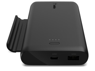 Belkin BOOST CHARGE USB Power Bank with Stand for Most Smartphones, 10000mAh, Black (BPZ002BTBK)