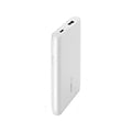 Belkin BOOST CHARGE USB Power Bank for Most Smartphones, 5000mAh, White (BPB004BTWT)