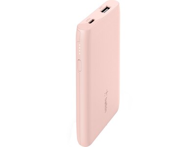 Belkin BOOST CHARGE USB Power Bank for Most Smartphones, 5000mAh, Rose Gold (BPB004BTC00)