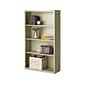 Hirsh HL8000 Series 60"H 4-Shelf Bookcase with Adjustable Shelves, Putty Steel (21992)