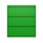 Hirsh HL10000 Series 3-Drawer Lateral File Cabinet, Locking, Letter/Legal, Screaming Green, 36 (242