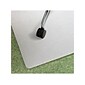 Floortex® Revolutionmat® 35" x 46" Rectangular Chair Mat for Carpets, Polypropylene (NCMFLLGC0002)