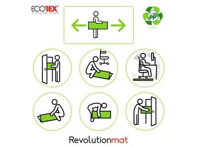 Floortex® Revolutionmat® 35" x 46" Rectangular Chair Mat for Carpets, Polypropylene (NCMFLLGC0002)
