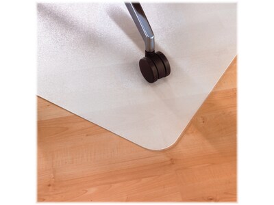 Floortex® Revolutionmat® 45" x 53" Rectangular Chair Mat for Hard Floor, Polypropylene (NCMFLLAC0003)