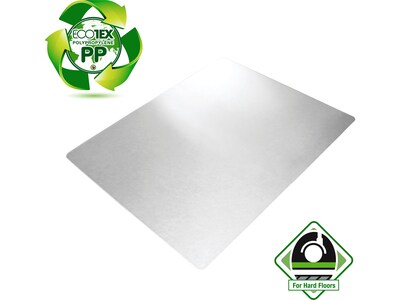 Floortex® Revolutionmat® 29 x 46 Rectangular Chair Mat for Hard Floor, Polypropylene (NCMFLLAC0001