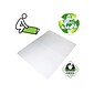 Floortex® Revolutionmat® 45" x 53" Rectangular Chair Mat for Carpet, Polypropylene (NCMFLLGC0003)