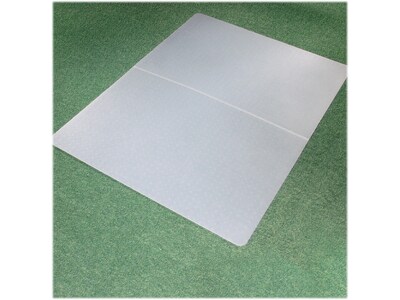 Floortex® Revolutionmat® 45" x 53" Rectangular Chair Mat for Carpet, Polypropylene (NCMFLLGC0003)
